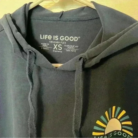 Life is Good Sunset On The Water Women's Boxy Hoodie - Picture 2 of 5